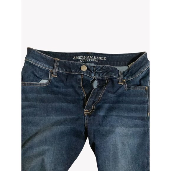 American Eagle Outfitters Denim - American Eagle Hi-Rise Jegging Jeans Size 12 Dark Wash Stretch Denim Slim Fit